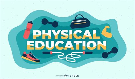 Physical Education Subject Illustration Vector Download