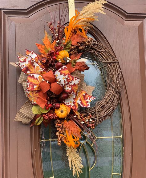 Traditional Fall Floral Grapevine | Fall grapevine wreaths, Fall wreath, Fall grapevine