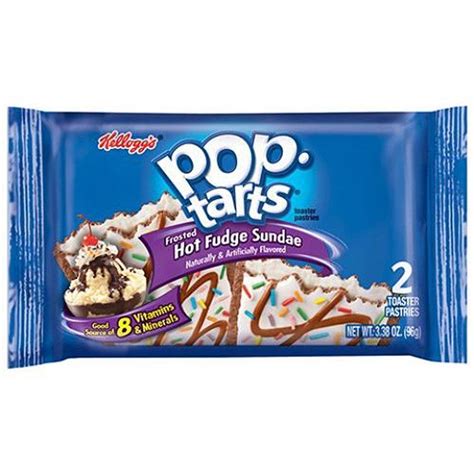 pop tarts frosted hot fudge sundae 2 pack toaster pastries usa candy factory