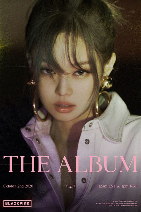 Blackpinks Jennie Shoots A Look In The Album Teaser Poster Allkpop