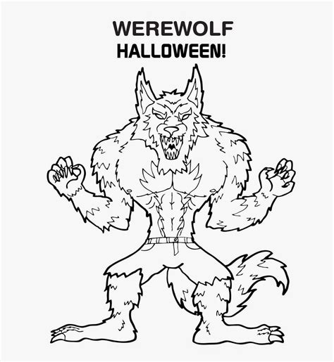 Werewolf coloring pages a coloring book ttelegramme. Free Werewolf Halloween Coloring Pages