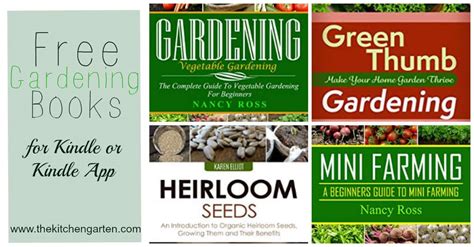 Free Gardening Books On Amazon The Kitchen Garten