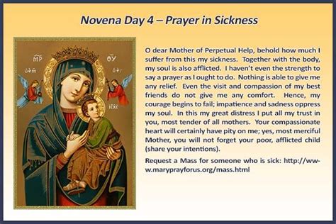 Novena Day 4 Prayer In Sickness Masshtml