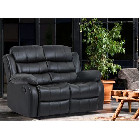 Recliner Sofa Love Seat Sofa Leather Loveseat Reclining Couch Home
