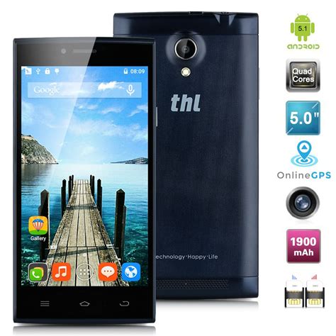 Unlocked 50 Thl T6c Android 51 3g Mobile Quad Smartphone