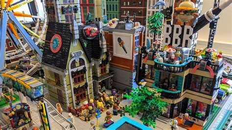 Giant Lego City With The New Haunted House 👻 Youtube