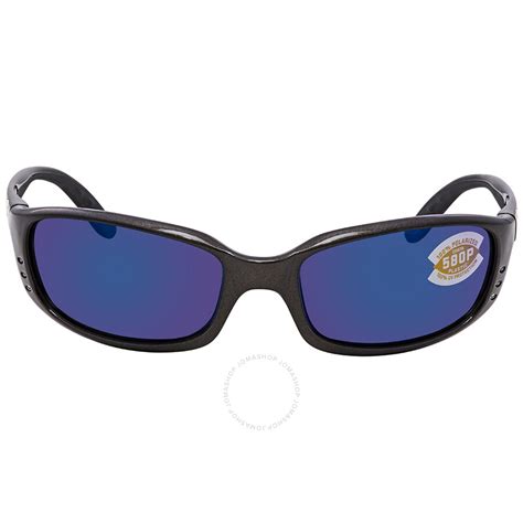 Costa Del Mar Brine Blue Mirror 580p Rectangular Sunglasses Br 22 Obmp
