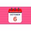 October 6th National HolidaysObservances And Famous Birthdays