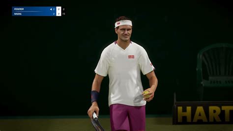 Tennis World Tour 2 Roger Federer Vs Rafael Nadal Ps4 Gameplay Youtube