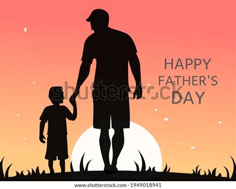 Happy Fathers Day 2021 Worldwide Greetings Stock Illustration