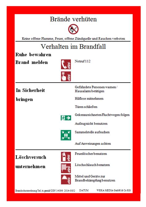 Feuerwehr erfurt muster brandschutzordnung teil b vorlage word 546829. Brandschutzordnung Teil A, B und C mühelos selbst ...