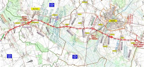 Mapa Drogi Ekspresowej S Wronczyn Ko Cian Wraz Z Obwodnic Ko Ciana