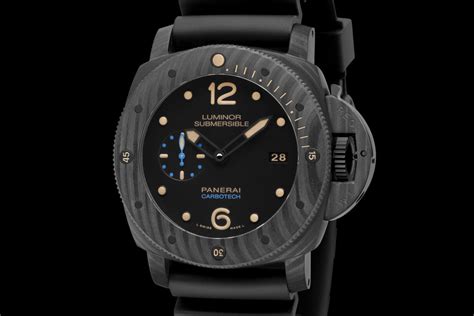 sihh 2015 panerai luminor submersible 1950 carbotech 3 days automatic 47mm pam00616 specs