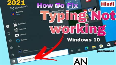 How To Fix Search Bar Not Working In Windows 10 Can T Type In Win10