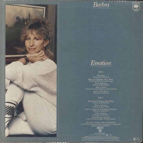 Barbra Streisand Emotion Stickered Shrink Uk Vinyl Lp —