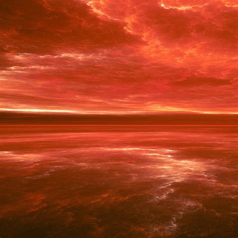 Red Sky Abstract 4k Ipad Pro Wallpapers Free Download