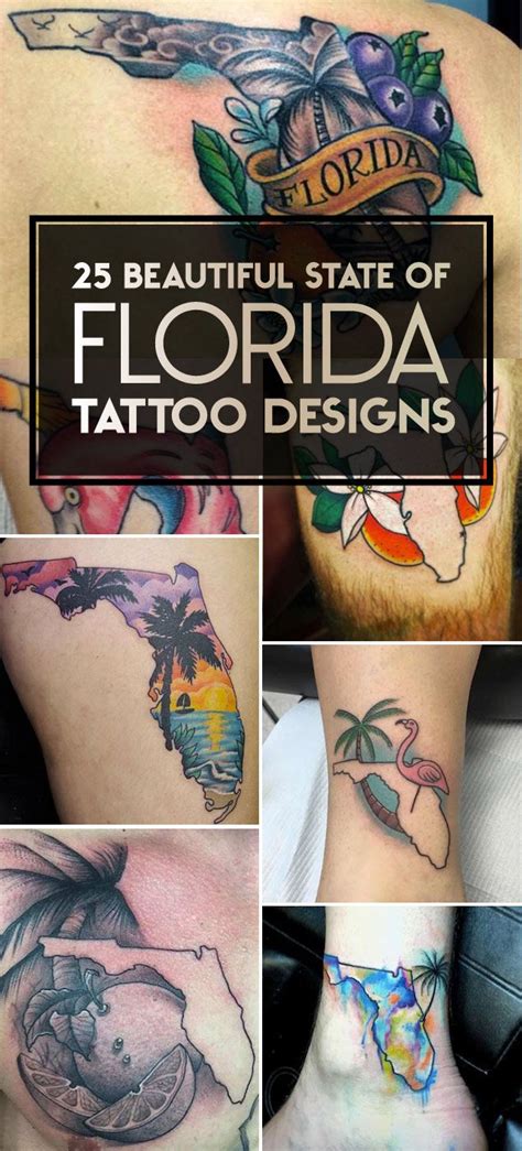 State Of Florida Tattoo Florida Tattoo Florida Tattoos