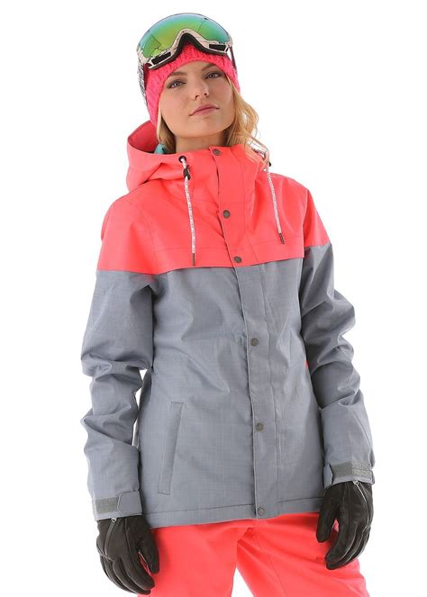 Womens Snowboard Jacket Waterproofbreathable 8000mm8000gm Fully
