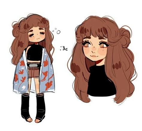 Aesthetic Anime Girl With Brown Hair And Bangs Aesthetic Guides