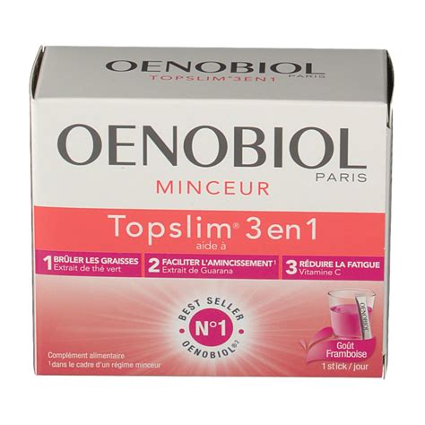 Oenobiol Minceur Topslim® 3 En 1 Framboise Shop Pharmaciefr