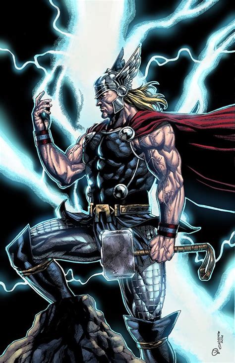Thor Colors By Spidey0318 On Deviantart Thor Comic Thor Comic Art