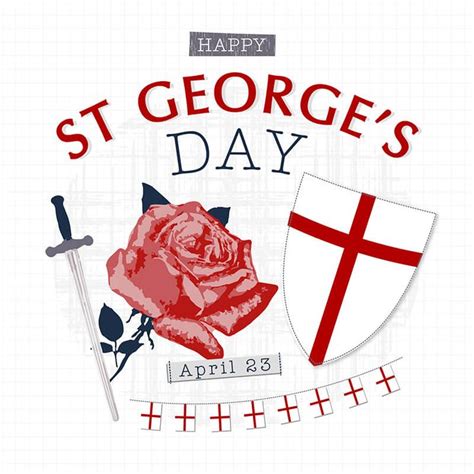 Happy St George Day 🏴󠁧󠁢󠁥󠁮󠁧󠁿 In 2021 Happy St Georges Day St Georges