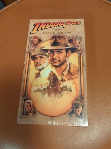 Indiana Jones And The Last Crusade Vhs New W Seal Watermark Free Shipping Picclick