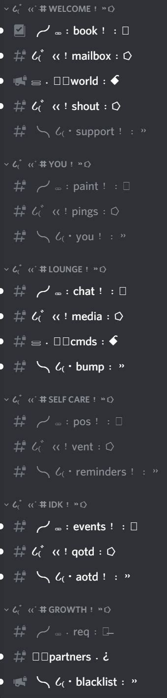 Aesthetic Fonts For Discord Channels