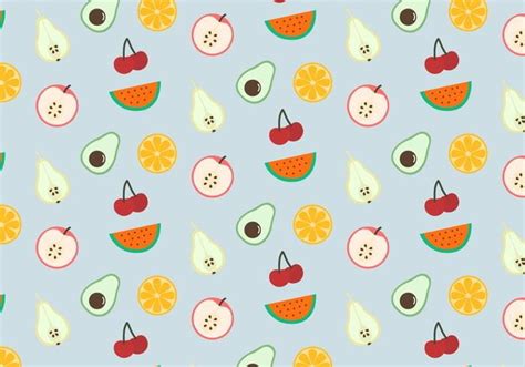 Fruits Mix Pattern Eps Vector Uidownload