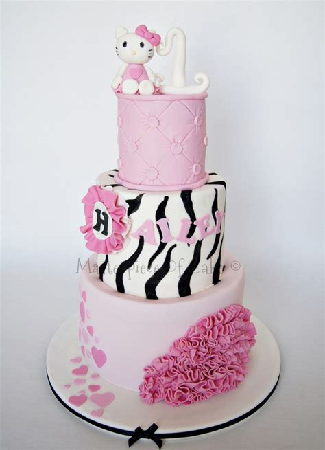 Hello Kitty 1st Birthday Cake