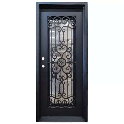 Marbella Wrought Iron Entry Door Right Swing 3080 Seconds And Surplus