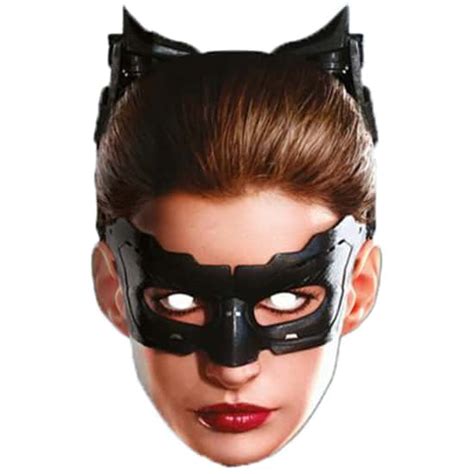 Batman Catwoman Celebridad De Cartón Máscara Facial Misfiestases