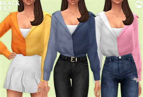 Latest Button Up Shirts Custom Content For The Sims 4 — Snootysims
