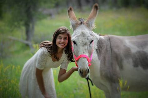 A Girl And Her Donkey The New York Times