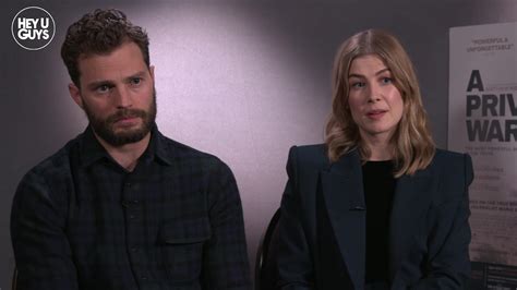 exclusive rosamund pike and jamie dornan on a private war