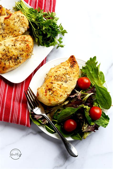 Then add the chicken to the basket or tray, coat the olive oil over the chicken, and season with garlic powder, salt, and pepper. Air Fryer Chicken Breast (basic, tender, juicy) - A Pinch ...