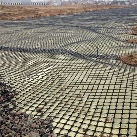 Biaxial Polypropylene Pp Plastic Geogrid For Soft Soil Road Base