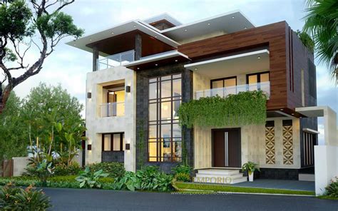 Aplikasi kayu sebagai fasad bangunan. Photo emporio-architect-jasa-arsitek-india-desain-rumah ...