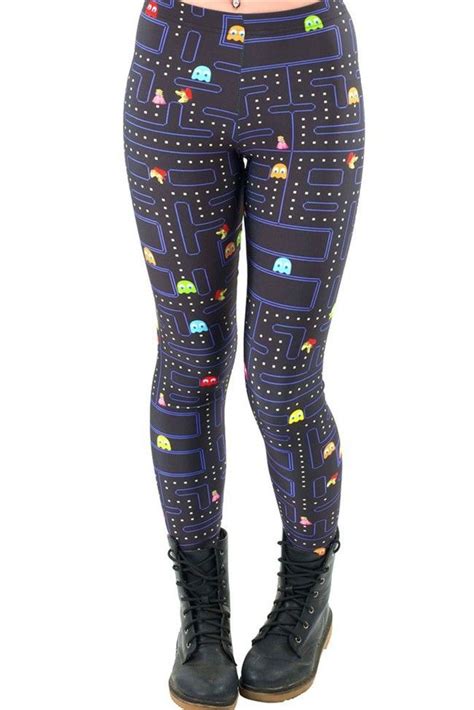 Women Space Print Pants Fitness Legging Muz Man Pac Man Leggings Woman