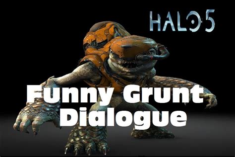 Halo 5 Funny Grunt Dialogue Youtube