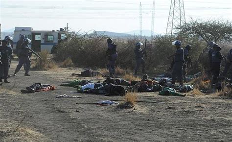 south african police massacre striking miners another world is possible