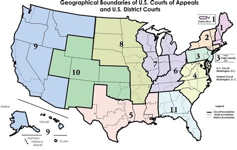 Map Of The Us District Courts Wayne Baisey