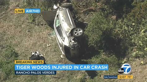 Confirmed Tiger Woods Car Crash Caused By Excessive Speed Carsradars