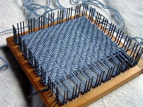 How To Weave Herringbone Pattern Rigid Heddle Weaving Textiles Loom