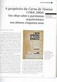 (PDF) "A propósito da Carta de Veneza (1964-2004) Um olhar sobre o ...