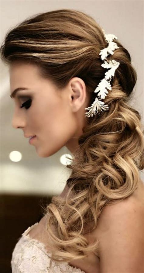 Hair Side Swept Wedding Hairstyles To Inspire Weddbook