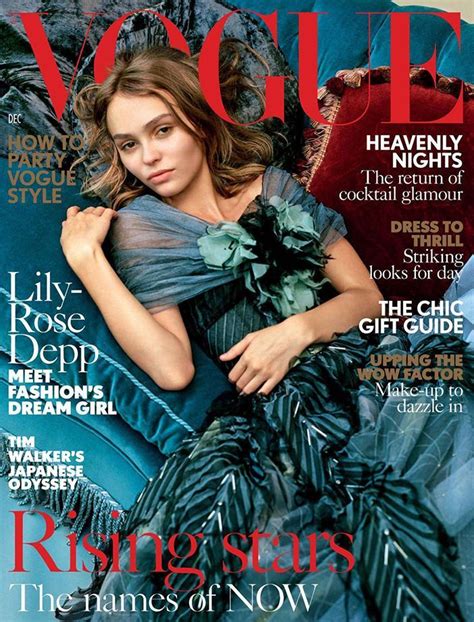 Pin By Nouka Production On Vogue Lily Rose Depp Vogue Magazine