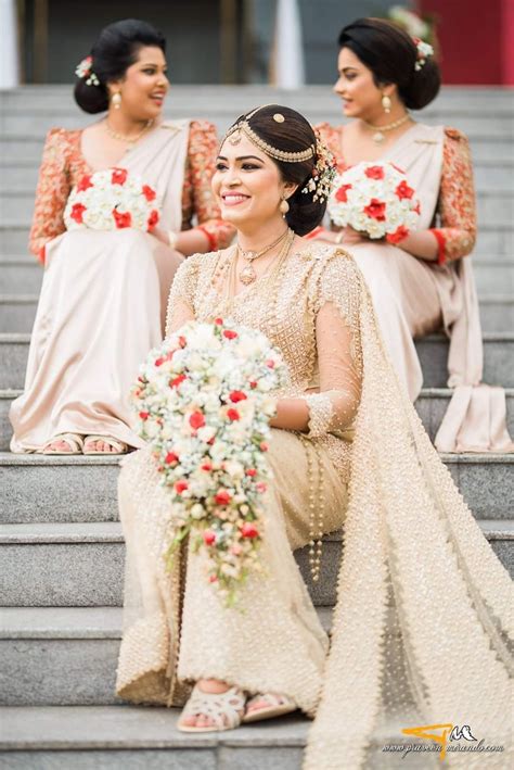 Pretty Bride And Bridesmaids In Traditional Look Bridesmaid Saree