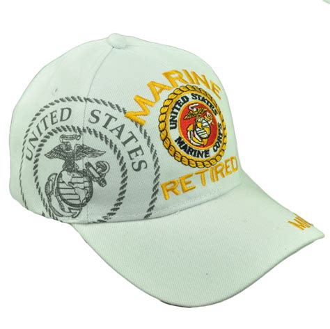 United State Us Marine Retired Military Troops Adjustable Hat Cap