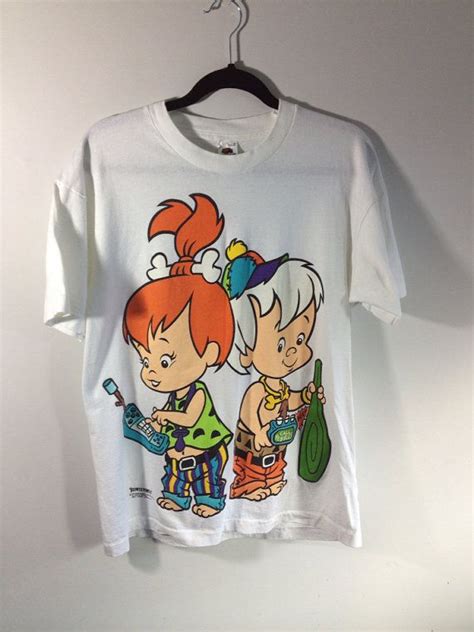 90s Flintstones Pebbles And Bamm Bamm Shirt Etsy Bamm Bamm